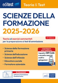 EdiTEST. Scienze della formazione. Teoria ed esercizi commentati per la preparazione ai test di ammissione - Librerie.coop EdiTEST. Scienze della formazione. Teoria ed esercizi commentati per la preparazione ai test di ammissione - Librerie.coop