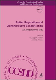 Better Regulation and Administrative Simplification. A Comparative Study - Librerie.coop