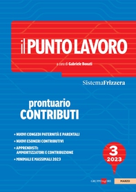 Il Punto Lavoro 3/2023 - Prontuario Contributi - Librerie.coop