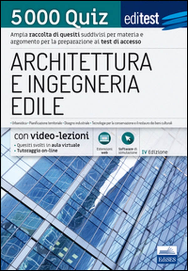 EdiTest Architettura e Ingegneria edile. 5000 Quiz - Librerie.coop EdiTest Architettura e Ingegneria edile. 5000 Quiz - Librerie.coop
