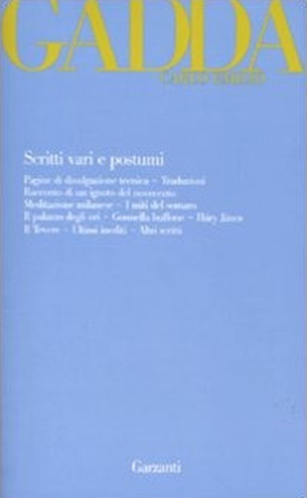 Scritti vari e postumi - Librerie.coop Scritti vari e postumi - Librerie.coop