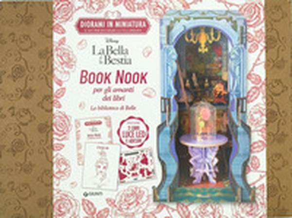 La Bella e la Bestia. La biblioteca di Belle. Diorami in miniatura. Book nook - Librerie.coop