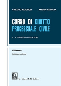 Corso di diritto processuale civile. Ediz. minore - Librerie.coop