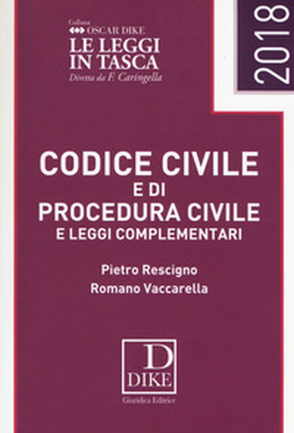 Codice civile e di procedura civile e leggi complementari - Librerie.coop Codice civile e di procedura civile e leggi complementari - Librerie.coop