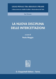 La nuova disciplina delle intercettazioni - e-Book - Librerie.coop La nuova disciplina delle intercettazioni - e-Book - Librerie.coop
