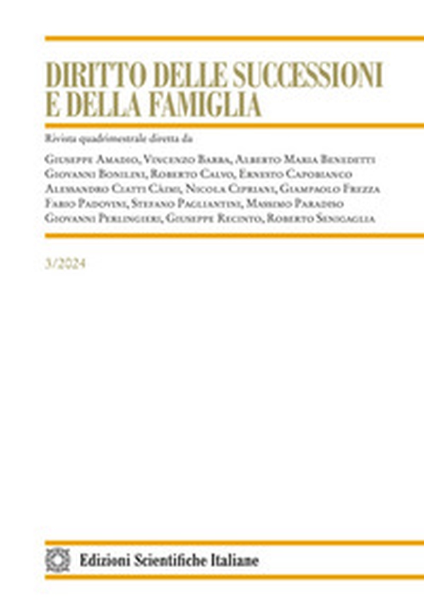 Diritto delle successioni e della famiglia - Vol. 3 - Librerie.coop Diritto delle successioni e della famiglia - Vol. 3 - Librerie.coop