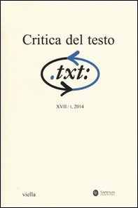Critica del testo - Vol. 17\1 - Librerie.coop