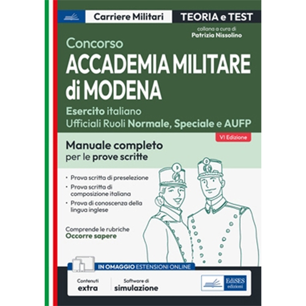 Concorso Accademia militare di Modena - Ufficiali Esercito italiano - Librerie.coop Concorso Accademia militare di Modena - Ufficiali Esercito italiano - Librerie.coop