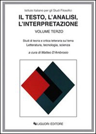 Il testo, l'analisi, l'interpretazione - Librerie.coop