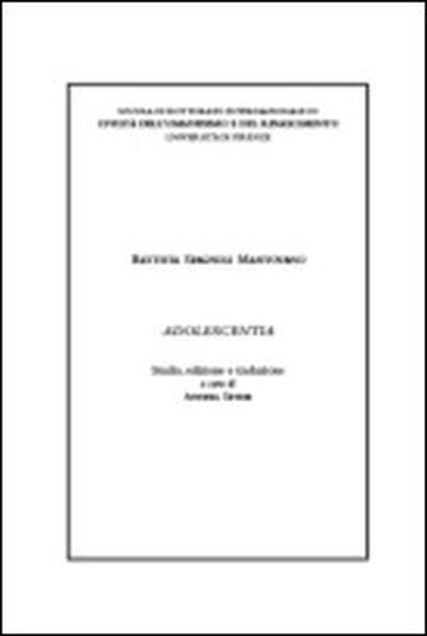 Adolescentia - Librerie.coop Adolescentia - Librerie.coop