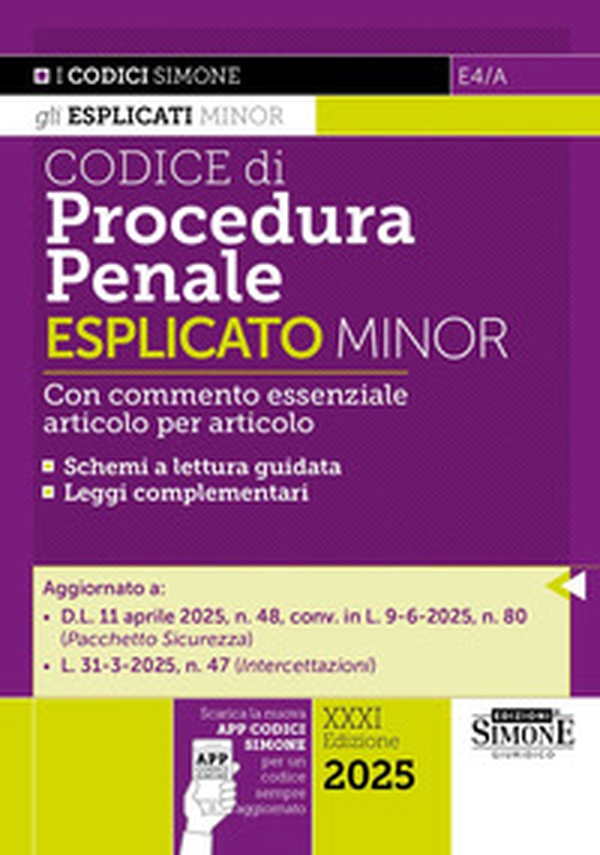 Codice di procedura penale. Esplicato minor - Librerie.coop