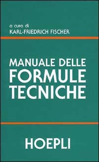 Manuale delle formule tecniche - Librerie.coop Manuale delle formule tecniche - Librerie.coop