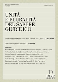 Unità e pluralità del sapere giuridico - Vol. 2 - Librerie.coop