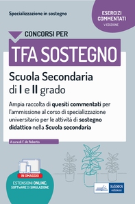 Concorsi TFA Sostegno Didattico - Esercizi commentati - Librerie.coop Concorsi TFA Sostegno Didattico - Esercizi commentati - Librerie.coop