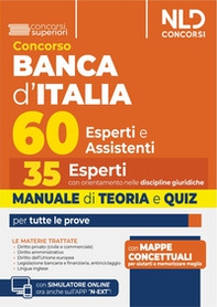 Concorso 60 unità Banca d'Italia. 35 posti per esperti con orientamento nelle discipline giuridiche. Manuale di teoria e quiz - Librerie.coop Concorso 60 unità Banca d'Italia. 35 posti per esperti con orientamento nelle discipline giuridiche. Manuale di teoria e quiz - Librerie.coop