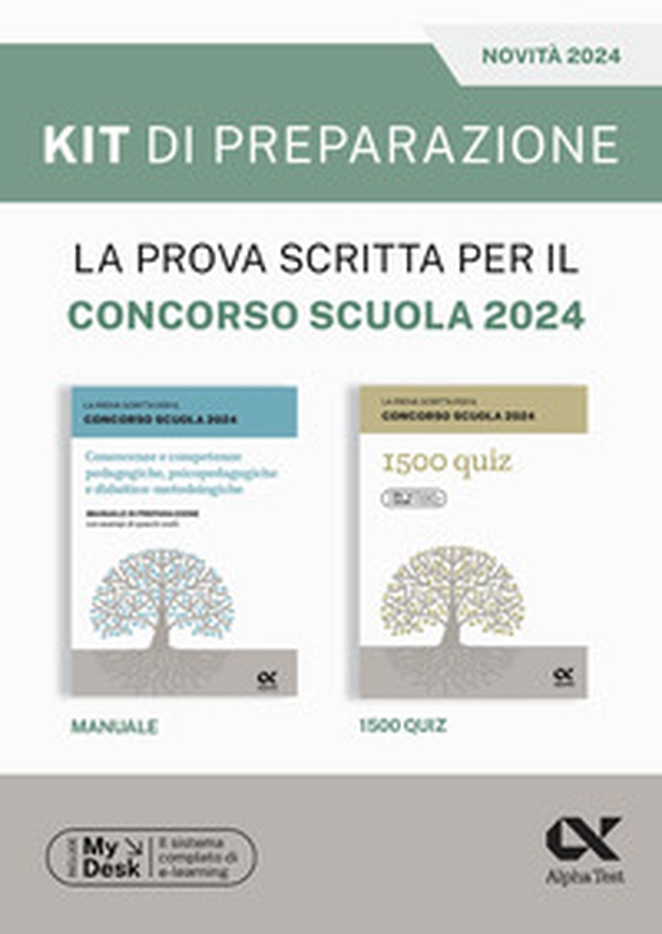 La prova scritta per il concorso scuola 2024. Kit di preparazione. Ediz. MyDesk - Librerie.coop La prova scritta per il concorso scuola 2024. Kit di preparazione. Ediz. MyDesk - Librerie.coop