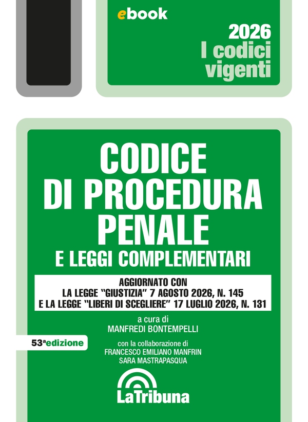Codice di procedura penale e leggi complementari - Librerie.coop