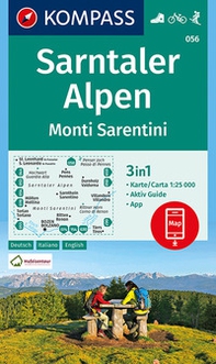 Carta escursionistica n. 056. Monti Sarentini 1:25.000 - Librerie.coop