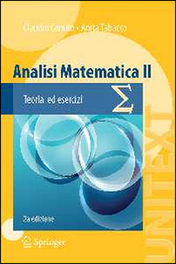 Analisi matematica 2. Teoria ed esercizi - Librerie.coop Analisi matematica 2. Teoria ed esercizi - Librerie.coop