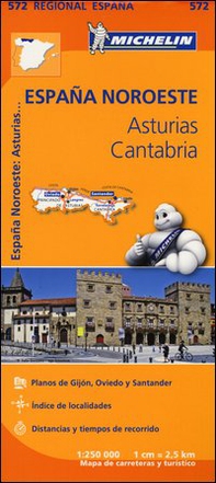 España Noreste. Asturias, Cantabria 1:250.000 - Librerie.coop