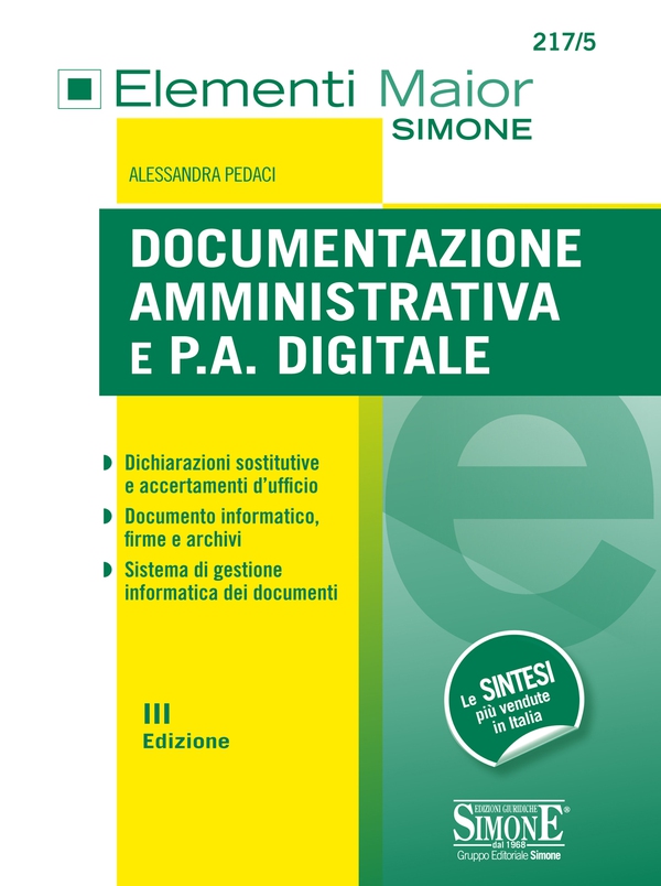 Documentazione Amministrativa e P.A. digitale - Librerie.coop Documentazione Amministrativa e P.A. digitale - Librerie.coop