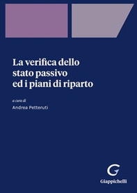 La verifica dello stato passivo ed i piani di riparto - Librerie.coop La verifica dello stato passivo ed i piani di riparto - Librerie.coop