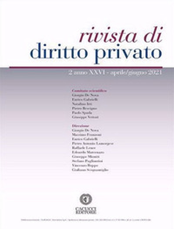 Rivista di diritto privato - Librerie.coop Rivista di diritto privato - Librerie.coop