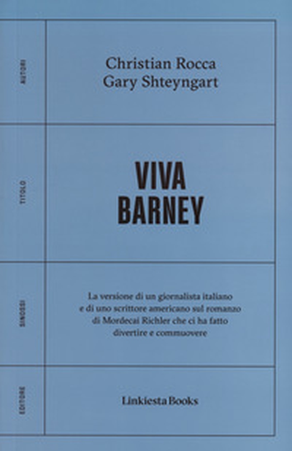 Viva Barney - Librerie.coop Viva Barney - Librerie.coop