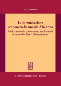 La comunicazione economico-finanziaria d'impresa - Librerie.coop