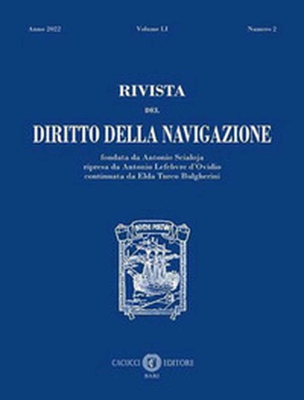 Rivista del diritto della navigazione - Vol. 2 - Librerie.coop Rivista del diritto della navigazione - Vol. 2 - Librerie.coop