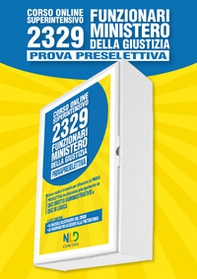 Corso online super intensivo 2329 funzionari del Ministero della Giustizia. Prova preselettiva - Librerie.coop Corso online super intensivo 2329 funzionari del Ministero della Giustizia. Prova preselettiva - Librerie.coop