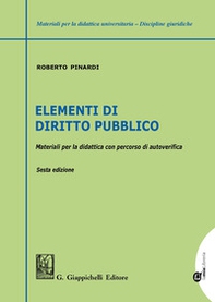 Elementi di diritto pubblico. Materiali per la didattica con percorsi di autoverifica - Librerie.coop Elementi di diritto pubblico. Materiali per la didattica con percorsi di autoverifica - Librerie.coop