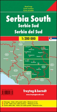 Serbia sud 1:200.000 - Librerie.coop