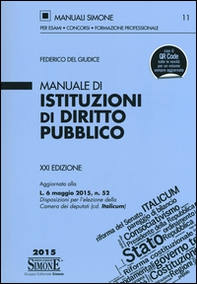 Manuale di istituzioni di diritto pubblico - Librerie.coop Manuale di istituzioni di diritto pubblico - Librerie.coop