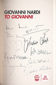 To Giovanni. Firme e dediche: piccole soste di un flâneur della cultura nei meandri della letteratura di lingua inglese contemporanea - Librerie.coop