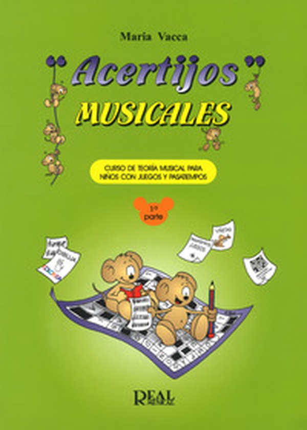 Acertijos musicales. Curso de teoría musical para niños con jeguos y pasatiempos - Vol. 1 - Librerie.coop Acertijos musicales. Curso de teoría musical para niños con jeguos y pasatiempos - Vol. 1 - Librerie.coop
