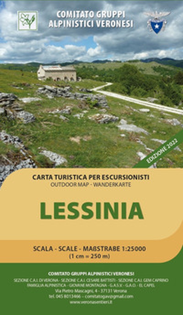 Lessinia. Carta turistica per escursionisti 1:25.000. Outdoor map - wanderkarte - Librerie.coop Lessinia. Carta turistica per escursionisti 1:25.000. Outdoor map - wanderkarte - Librerie.coop