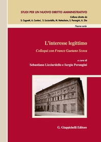 L'interesse legittimo. Colloqui con Franco Gaetano Scoca - Librerie.coop