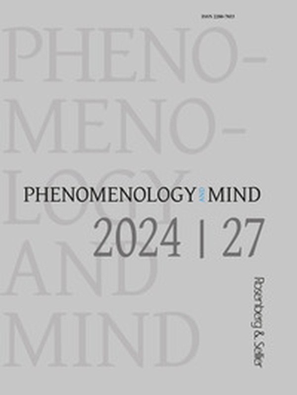 Phenomenology and mind - Vol. 27 - Librerie.coop Phenomenology and mind - Vol. 27 - Librerie.coop