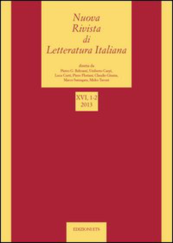 Nuova rivista di letteratura italiana - Librerie.coop Nuova rivista di letteratura italiana - Librerie.coop