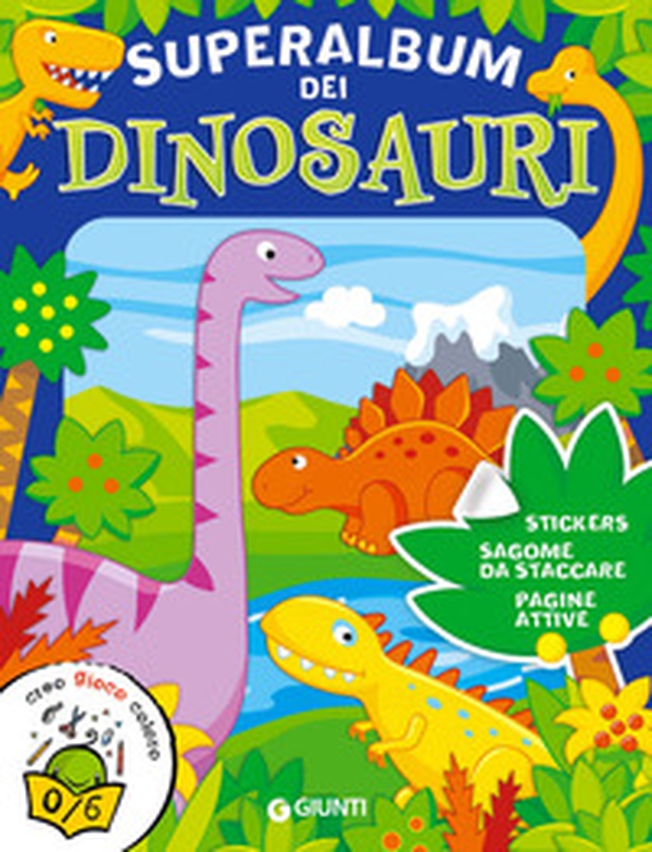 Superalbum dei dinosauri. Con adesivi - Librerie.coop Superalbum dei dinosauri. Con adesivi - Librerie.coop
