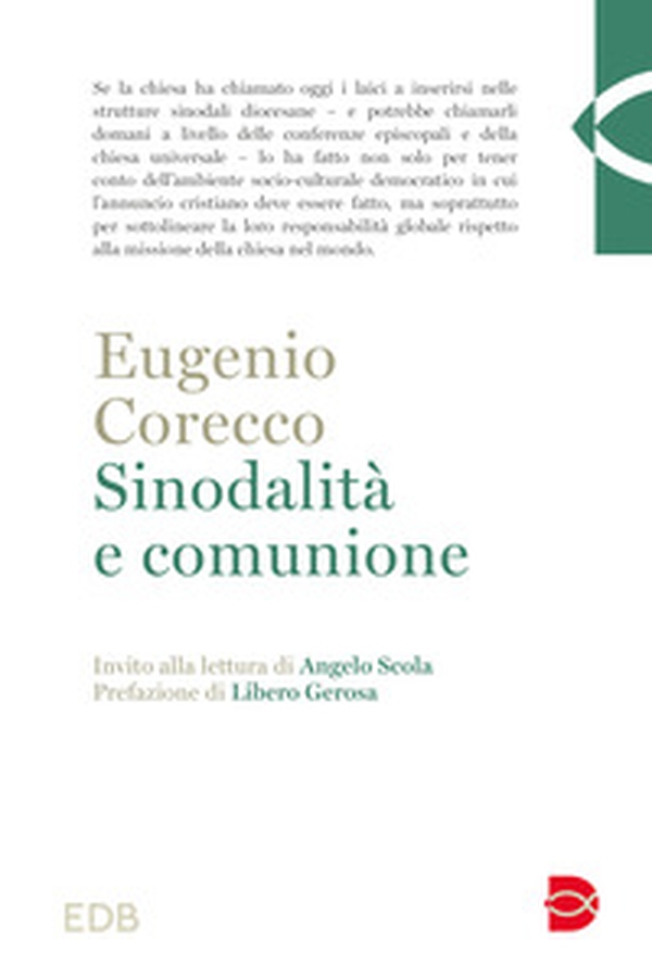Sinodalità e comunione - Librerie.coop Sinodalità e comunione - Librerie.coop