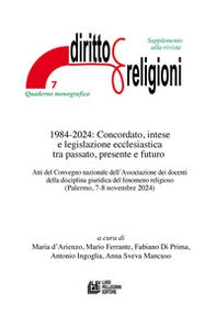 1984-2024: Concordato, intese e legislazione ecclesiastica tra passato, presente e futuro - Librerie.coop