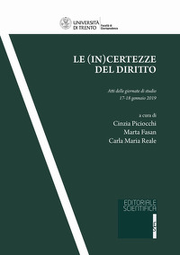 Le (in)certezze del diritto - Librerie.coop Le (in)certezze del diritto - Librerie.coop