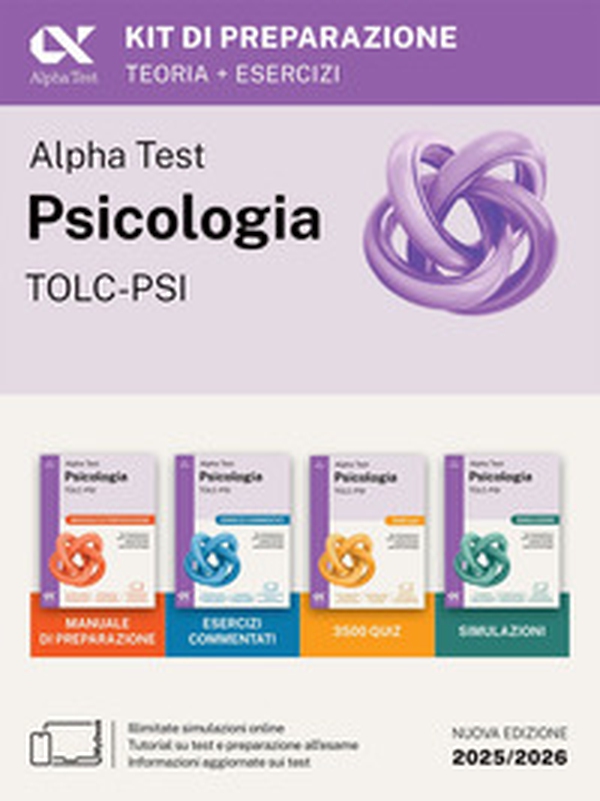 Alpha Test. Psicologia. TOLC-PSI. Kit di preparazione. Ediz. MyDesk - Librerie.coop Alpha Test. Psicologia. TOLC-PSI. Kit di preparazione. Ediz. MyDesk - Librerie.coop