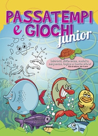 Passatempi e giochi junior. Azzurro - Librerie.coop