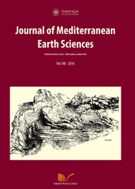 Journal of Mediterranean earth sciences - Librerie.coop