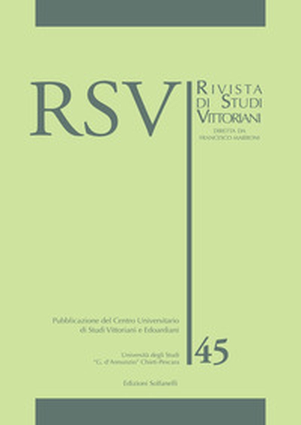 RSV. Rivista di studi vittoriani - Vol. 45 - Librerie.coop RSV. Rivista di studi vittoriani - Vol. 45 - Librerie.coop
