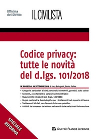 Codice privacy: tutte le novità  del D.lgs. 101/2018 - Librerie.coop Codice privacy: tutte le novità  del D.lgs. 101/2018 - Librerie.coop