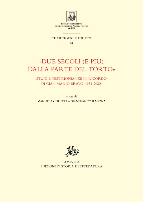 «Due secoli (e più) dalla parte del torto» - Librerie.coop «Due secoli (e più) dalla parte del torto» - Librerie.coop